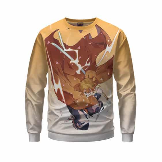 Zenitsu Lightning Breathing Stance Art Sweatshirt