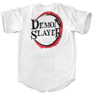 Demon Slayer Genya Kanji Logo Baseball Jersey