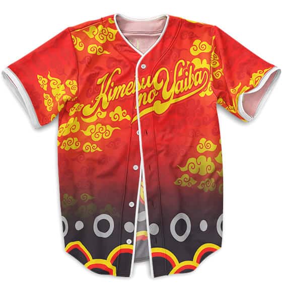 Demon Slayer Tanjuro Kagura Design Baseball Shirt