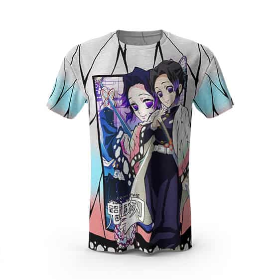 Shinobu Kocho Insect Wing Pattern Streetwear Shirt