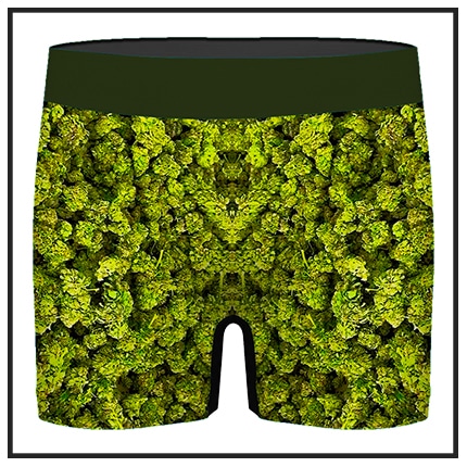 6,12 Pack Men's Boxer Shorts Cannabis Leaf Underpants Trunks Underwear S-XL lot 
