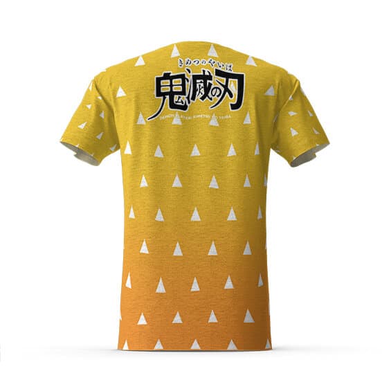 Zenitsu Agatsuma Haori Pattern Streetwear Shirt