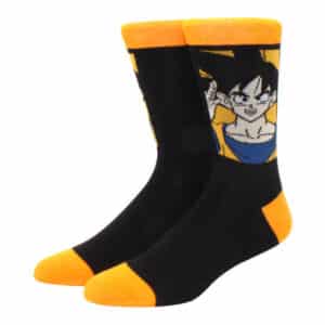 Awesome Son Goku Portrait Logo Art Black Socks