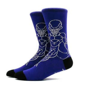 Dope Emperor Frieza Outlined Art Blue Socks
