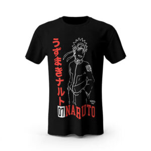 Dope Uzumaki Naruto Silhouette Art Black Shirt