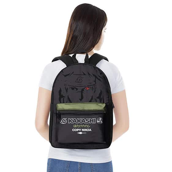 Kakashi Mangekyo Sharingan Silhouette Backpack