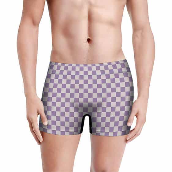 Kie Kamado Checkered Kimono Pattern Boxer Shorts