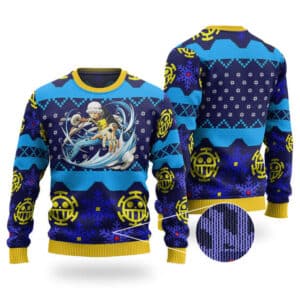 One Piece Trafalgar Law Ugly Christmas Sweatshirt