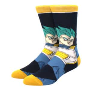 Prince Vegeta Super Saiyan Blue Form Socks