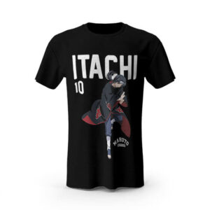 Uchiha Brothers Itachi And Sasuke Black T-Shirt