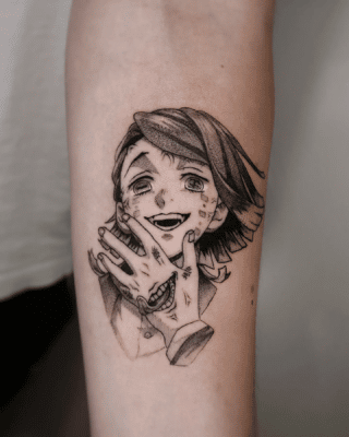 Enmu Lower Rank One Arm Tattoo