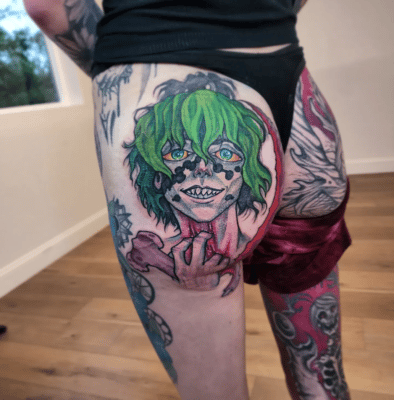 Upper-Rank Six Gyutaro Butt Tattoo