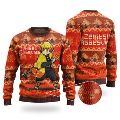 Tanjiro Kamado Final Battle Arc Ugly Xmas Sweater