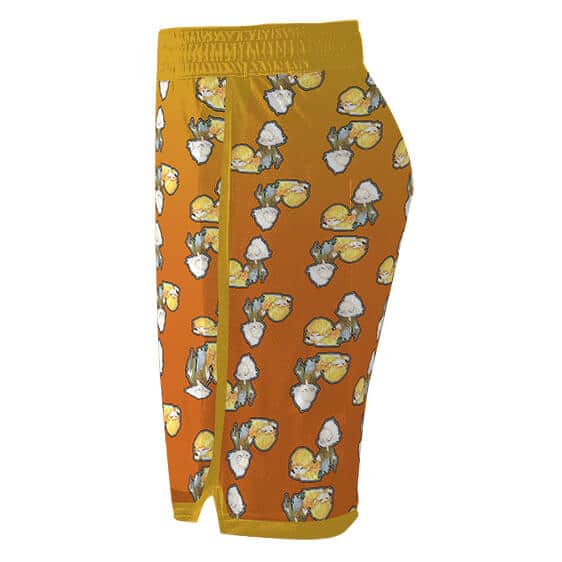 Jigoro & Zenitsu Funny Chibi Pattern Jersey Shorts