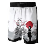 Kanae Kocho Red Moon Japanese Art Jersey Shorts