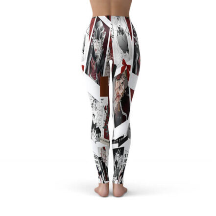 Demon Slayer Doma Illustration Collage Leggings