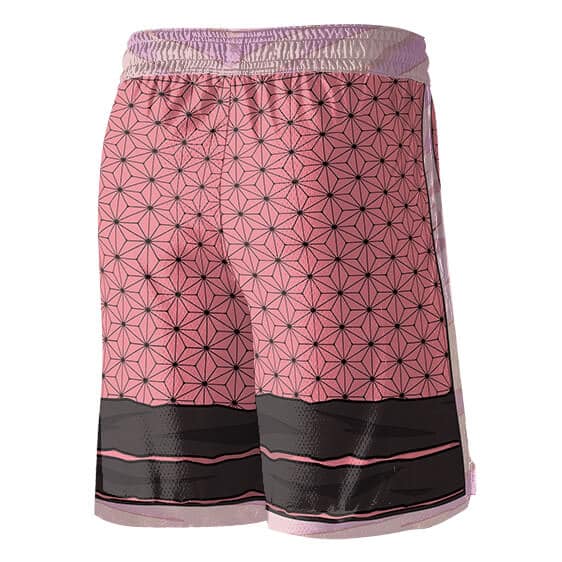 Nezuko Kamado Costume Pink Basketball Shorts
