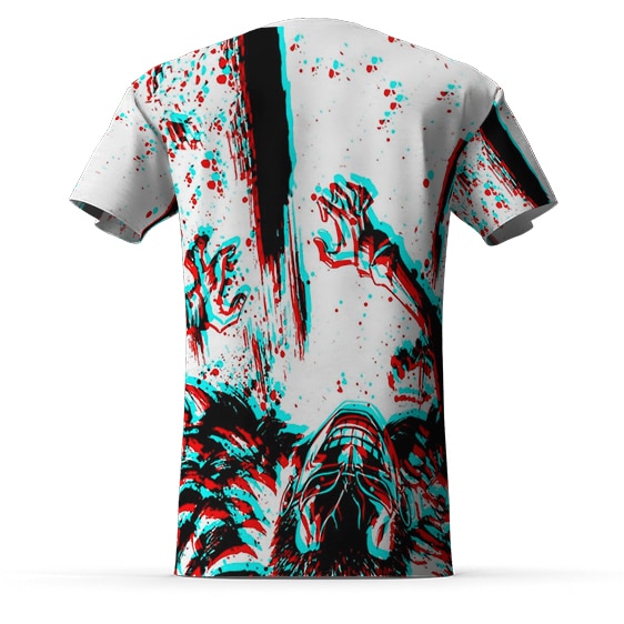 Donquixote Doflamingo 3D Glitch Grunge Art T-shirt