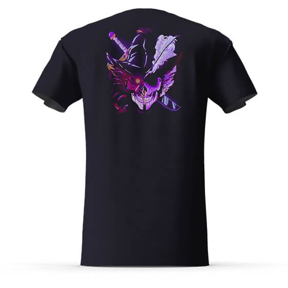 Dracule Mihawk Skull Vibrant Logo Art T-shirt
