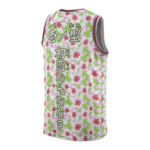 Love Breathing First Form Floral Basketball Jersey