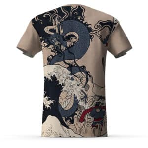 Luffy & Kaidou Battle Japanese Art Style T-shirt