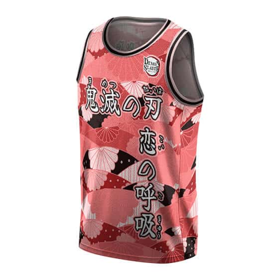 Mitsuri Kanroji Catlove Shower Pattern NBA Uniform