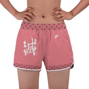 Nike Nezuko Demon Slayer Pink Women's Swim Shorts