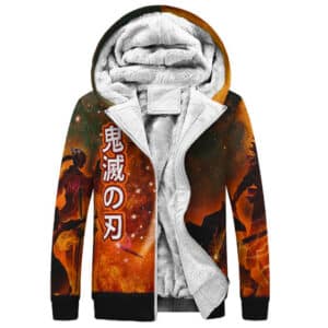 Tanjiro's Team Demon Slayers Art Fleece Jacket