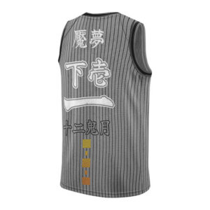 Team Junikizuki Enmu Stripes Pattern NBA Jersey