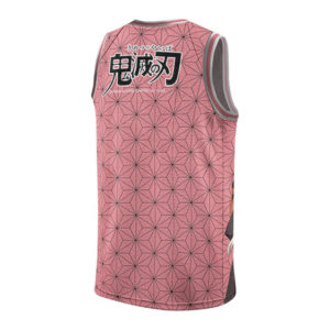 The Chosen Demon Nezuko Kimono Art Pink NBA Jersey