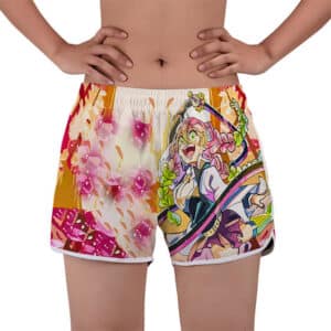 Love Breathing Mitsuri Vibrant Art Women's Shorts