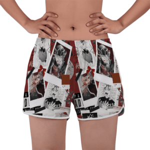 Doma Collage Art Demon Slayer Women's Swim Shorts