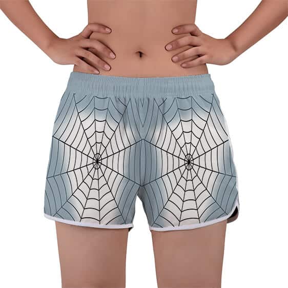 Demon Slayer Rui Spider Web Women's Beach Shorts