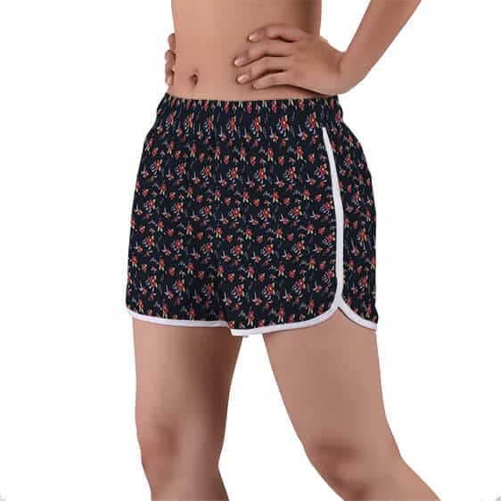 Demon Slayer Tamayo Floral Pattern Women’s Shorts