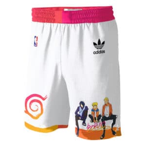 Boruto Sasuke Naruto Vibrant Adidas Jersey Shorts