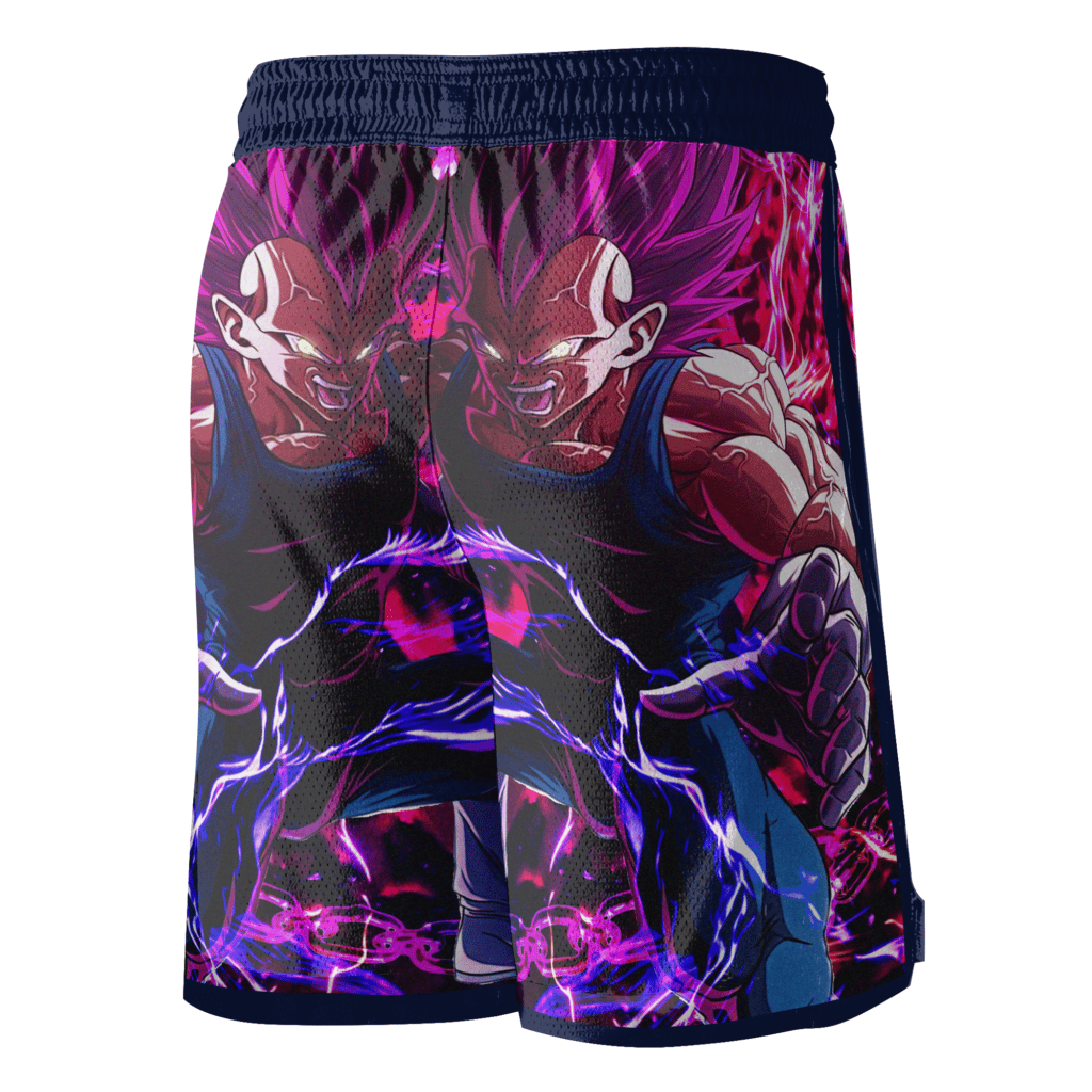 DBS Vegeta Ultra Ego Mode Basketball Jersey Shorts