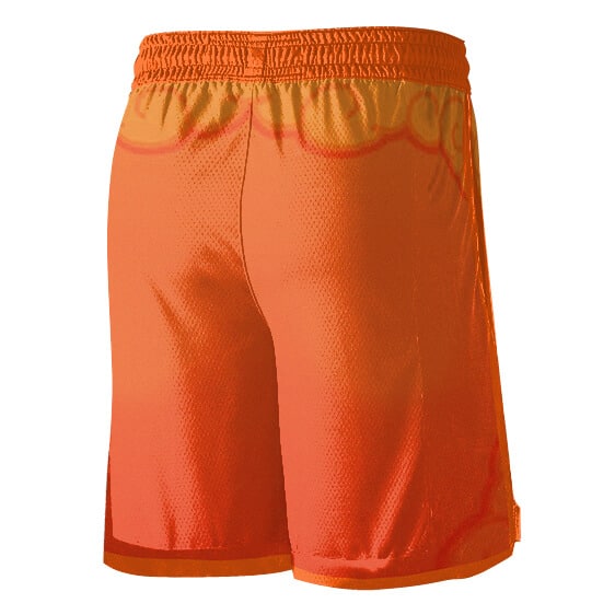 DBZ Kakarot Smiling Goku Orange Basketball Shorts