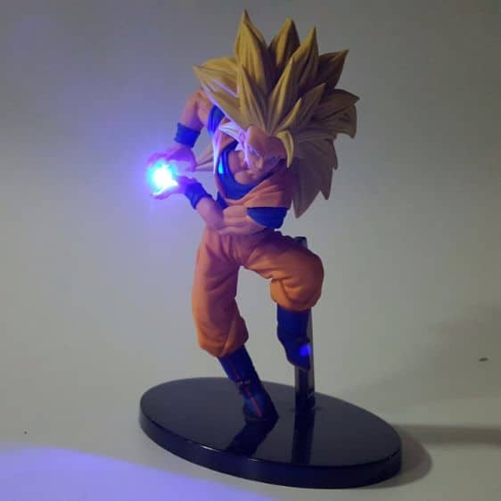 DBZ Son Goku SSJ3 Kamehameha DIY 3D Light Lamp