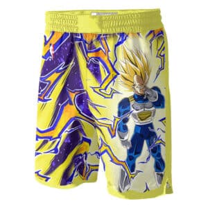 DBZ Super Saiyan 2 Vegeta Dokkan Art Jersey Shorts
