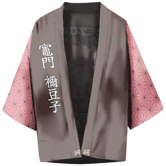 Demon Slayer Nezuko Kamado Design Kimono Shirt