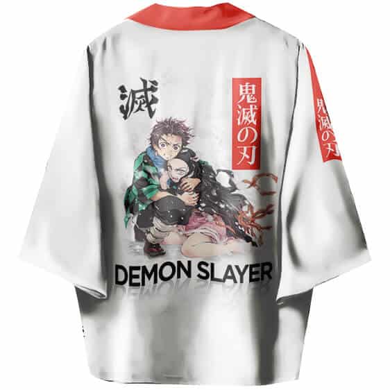 Demon Slayer Tanjiro And Nezuko White Haori