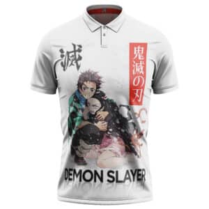 Demon Slayer Tanjiro & Nezuko Kamado Polo Shirt