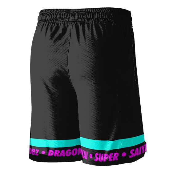Dragon Ball Vegeta Retro Wave Nike Drip NBA Shorts
