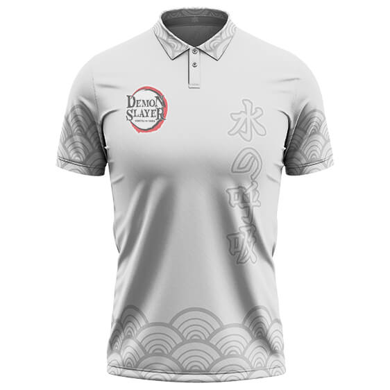 Giyu Tomioka Water Breathing Artwork Golf Shirt