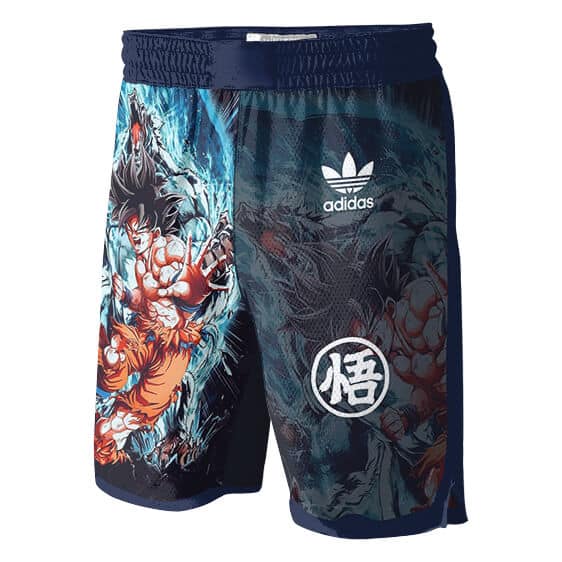Great Ape Son Goku Kanji Adidas Art Jersey Shorts