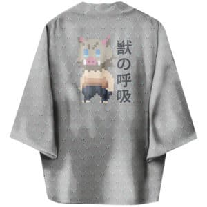 Inosuke Dual Nichirin Blade Design Kimono Shirt