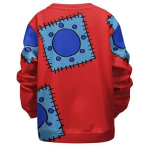 Wano Arc Luffy Red Kimono Cosplay Kids Sweatshirt