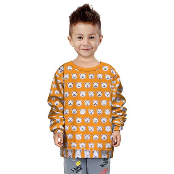 Bepo Cute Face Pattern Children Sweatshirt