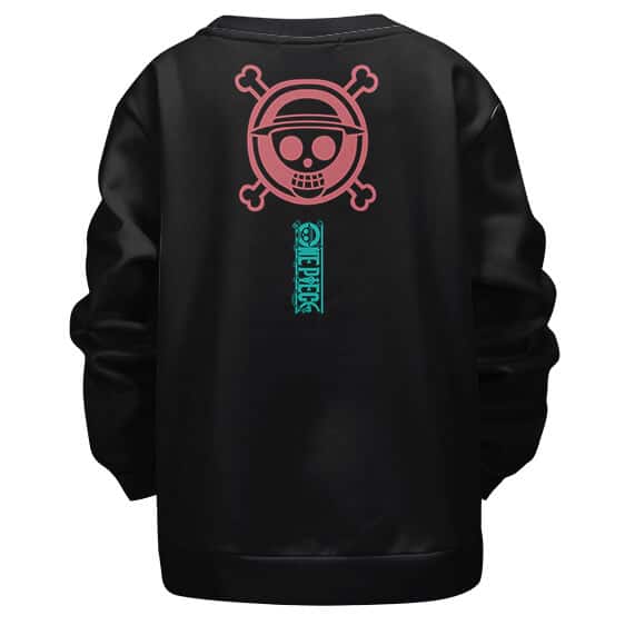 Monkey D . Luffy Retro Colors Kids Sweatshirt