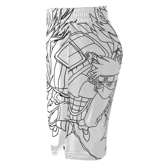 Kakashi of The Sharingan Susano Art Jersey Shorts